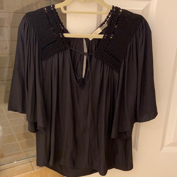 Ramy Brook black blouse - Picture 1 of 4